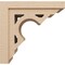 Ekena Millwork 12"W x 24"D x 24"H Classic Sheridan Rough Cedar Woodgrain TimberThane Corbel, Primed Tan CORUR12X24X24SHERCPR - alternate 6